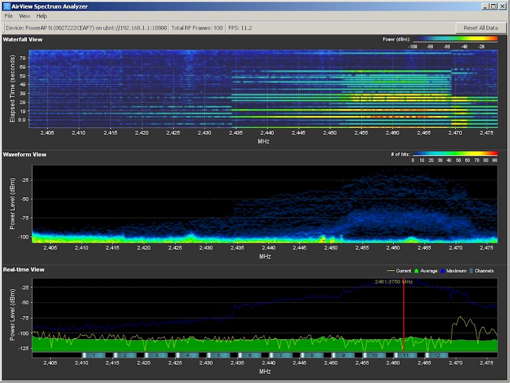 AirView spectrum analyzer AirView spectrum analyzer
