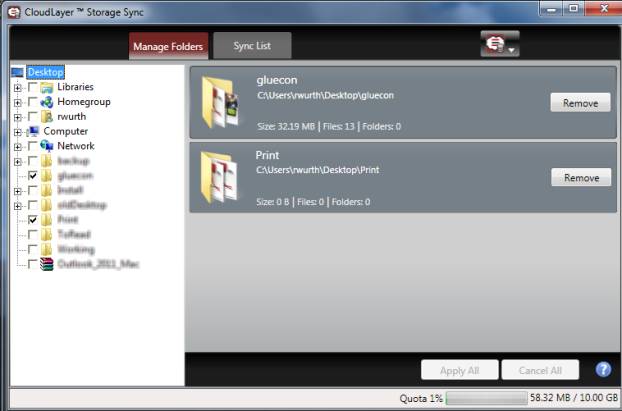 CloudLayer Storage Sync Client CloudLayer Storage Sync Client