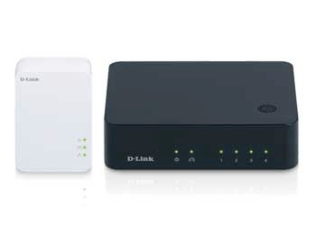 D-Link DHP-541 PowerLine AV 500 Gigabit Switch Kit