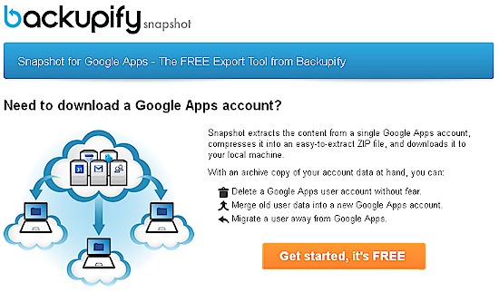 Backupify Snapshot