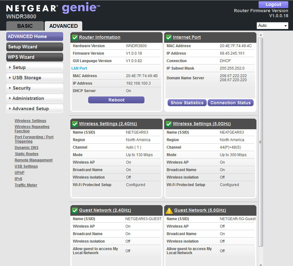 NETGEAR Advanced Home