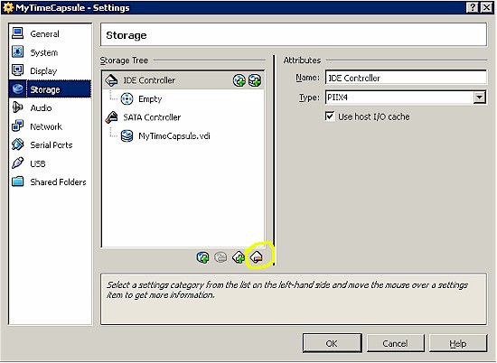 Storage before changes Storage before changes