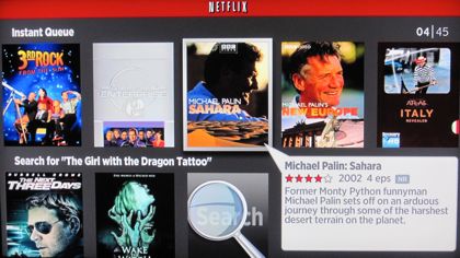 Roku Netflix menu