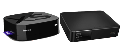 WD TV Live vs. Roku 2 XS