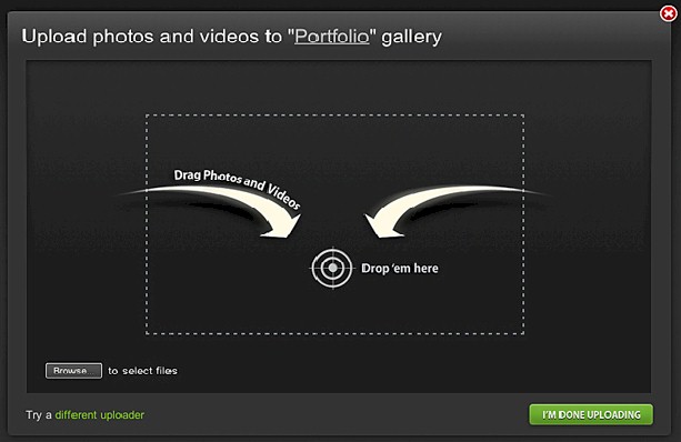 Smugmug upload