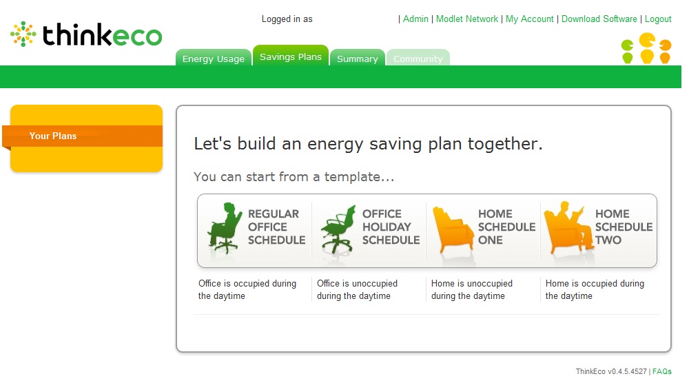 mymodlet.com Savings Plan templates
