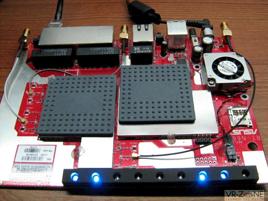 RT-N66U A1 board w/ fan