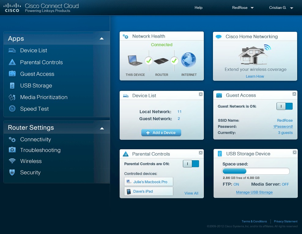 Cisco Connect Cloud screenshot