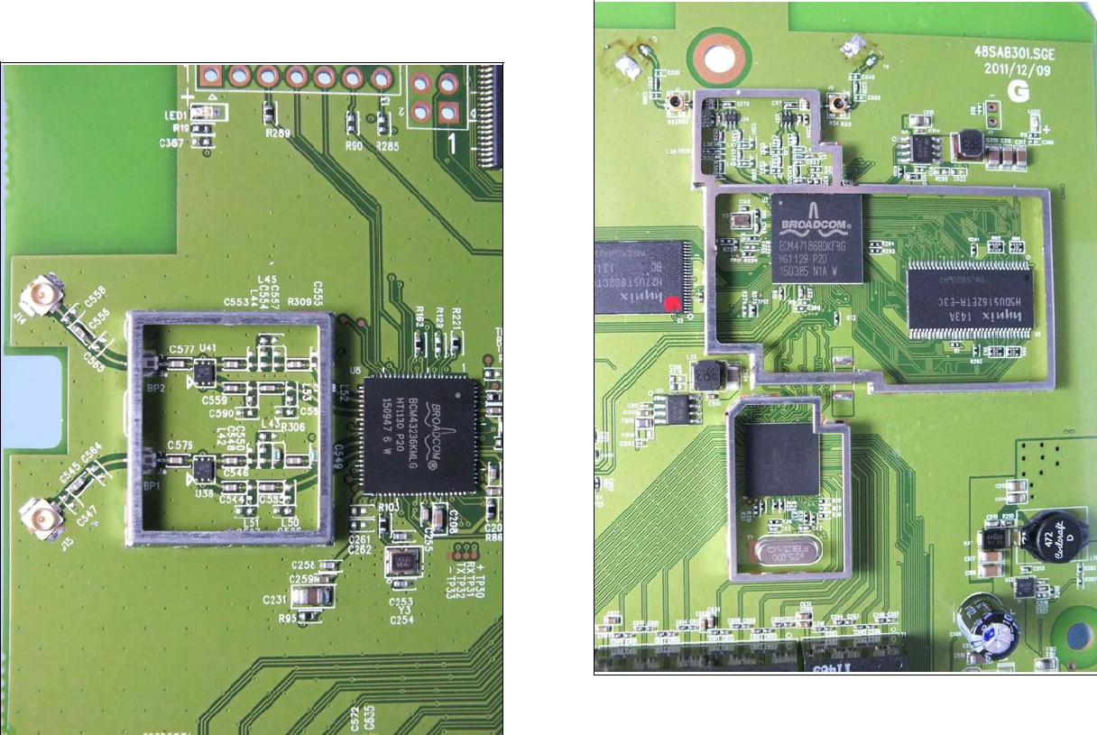 Linksys EA2700 board detail