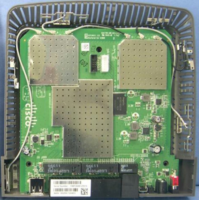 Linksys EA3500 inside view