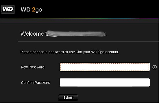 Web account password creation
