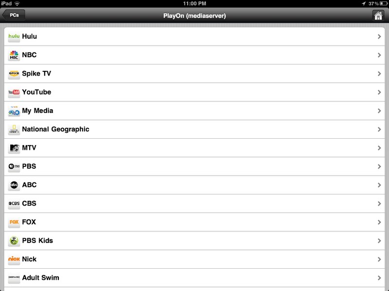 PlayOn channel lineup PlayOn channel lineup