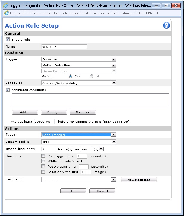 Some examples of Action Rule configuration Some examples of Action Rule configuration