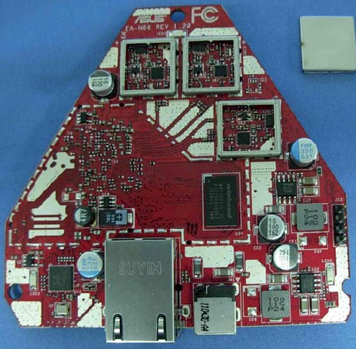 ASUS EA-N66 board bottom