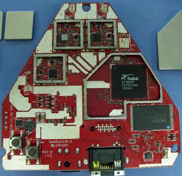 ASUS EA-N66 board top