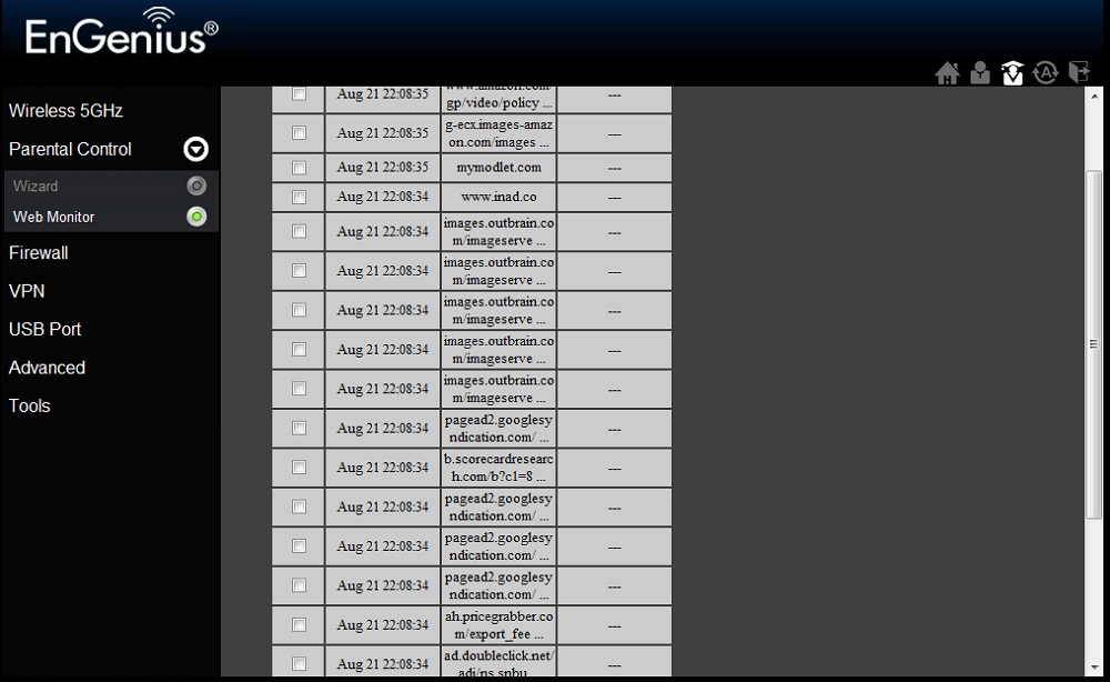 Noise in the ESR750H Web Access Log Noise in the ESR750H Web Access Log