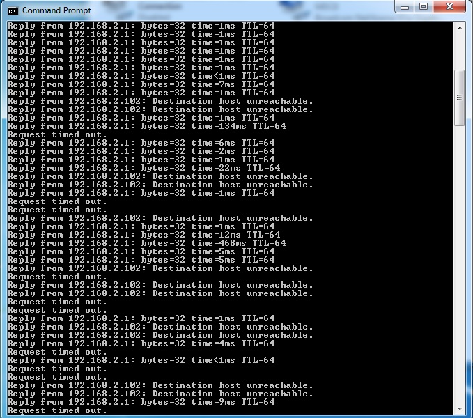 Packet loss from rogue containment