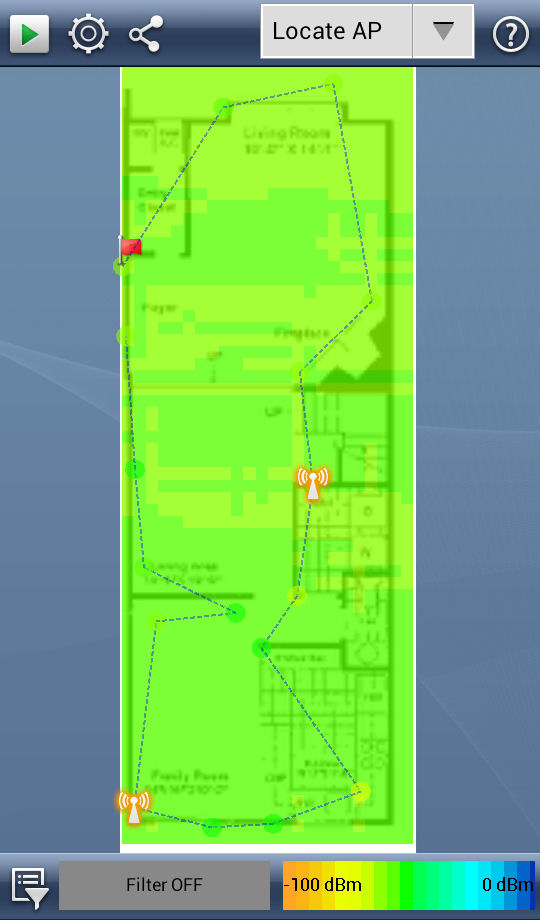 AP and router locations