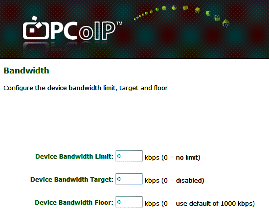 Bandwidth use adjustment