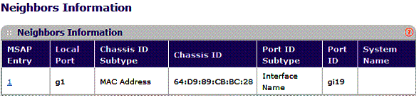 Link Layer Discovery Protocol discovery