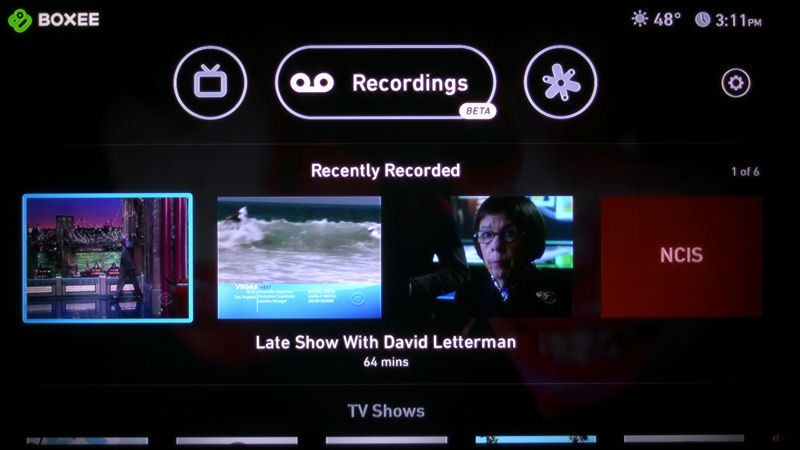 Boxee TV Recording Boxee TV Recording