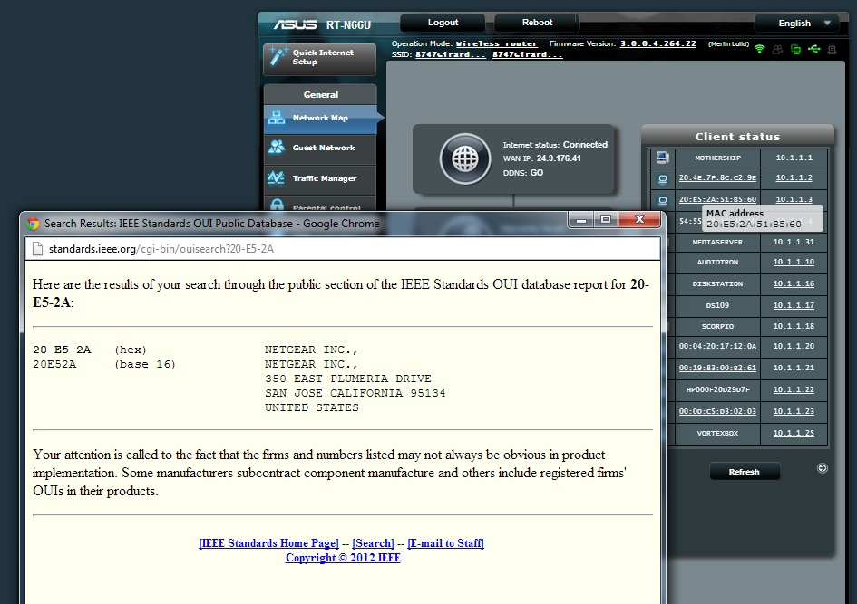 Merlin firmware Unresolved clients OUI Lookup Merlin firmware Unresolved clients OUI Lookup