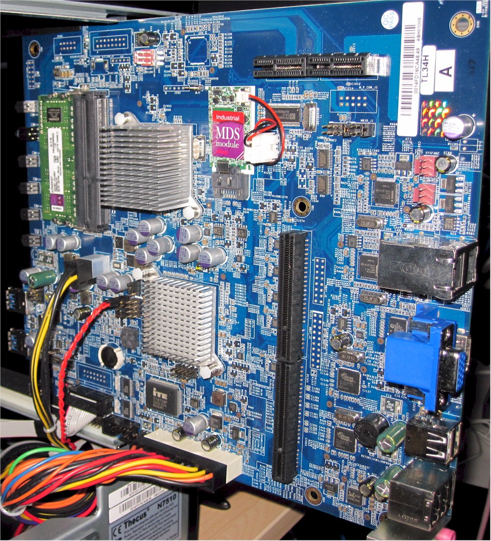 Thecus N7510 board without drive backplane
