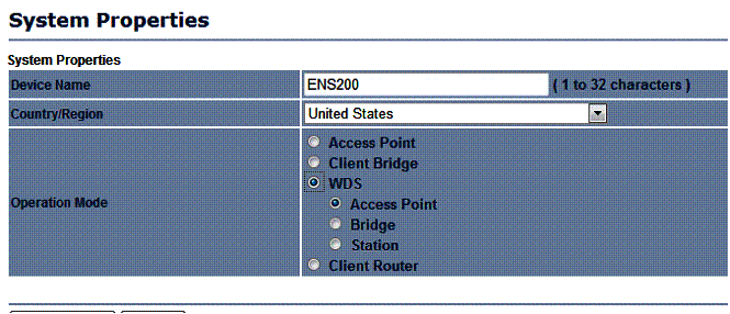 ENS200 Operation Modes