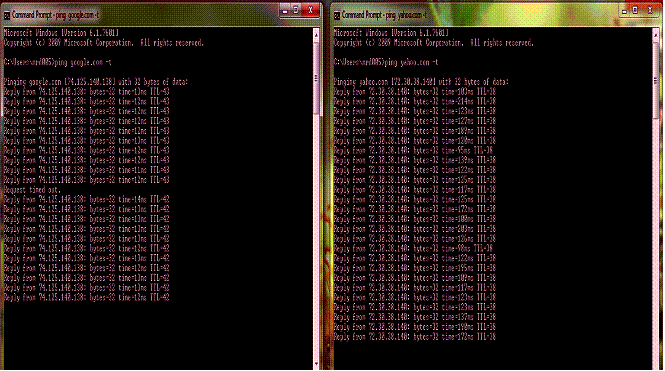 Load balance ping test