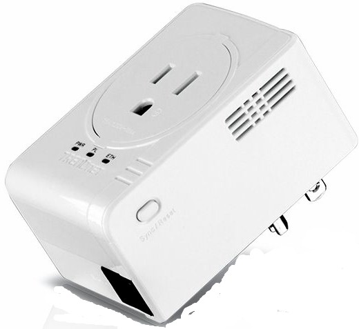 TRENDnet TPL-407E Powerline 500 AV Nano Adapter with Built-In Outlet