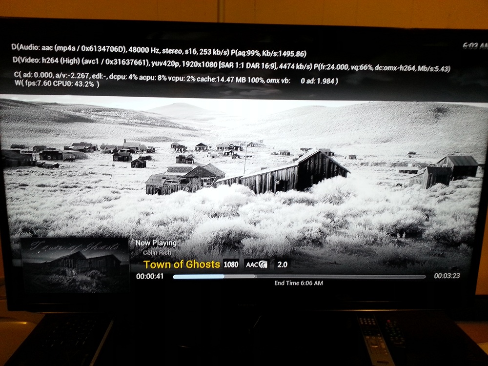 Raspbmc Vimeo test through Video Add-Ons