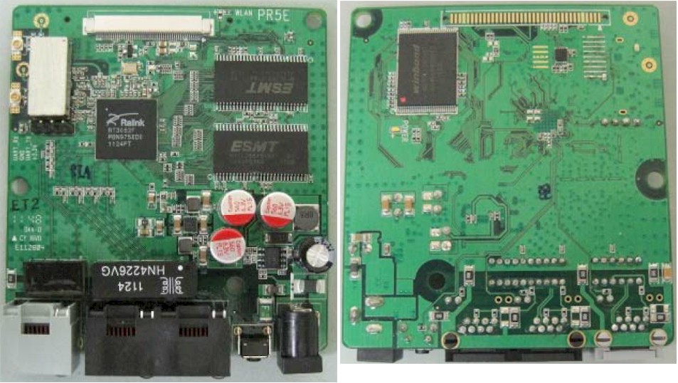 Securifi Almond PCB Top and Bottom