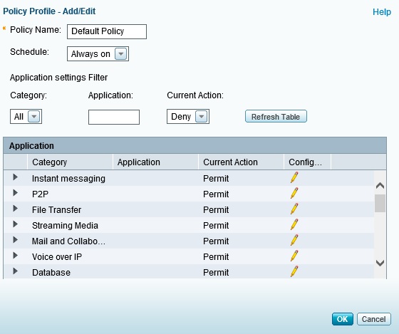 Application Control Policies