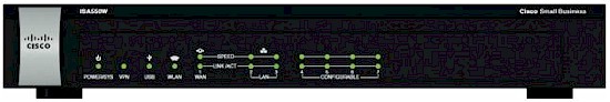 Cisco ISA550W front panel