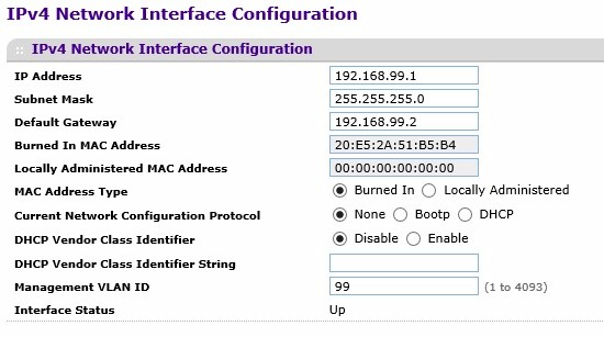 Management Interface