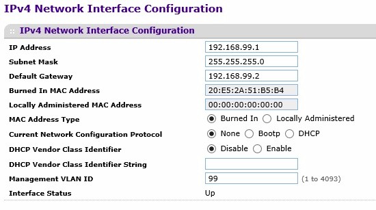 Management Interface