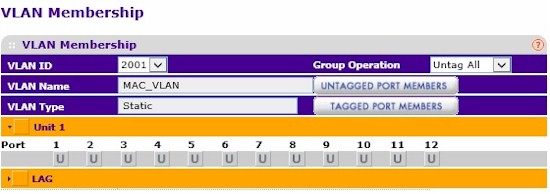 vlan members