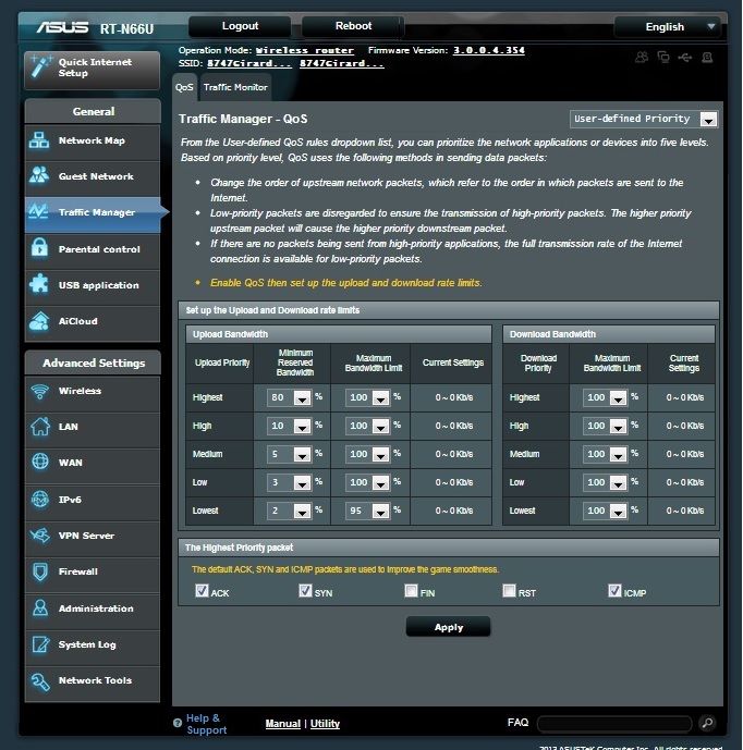 QoS Traffic Manager