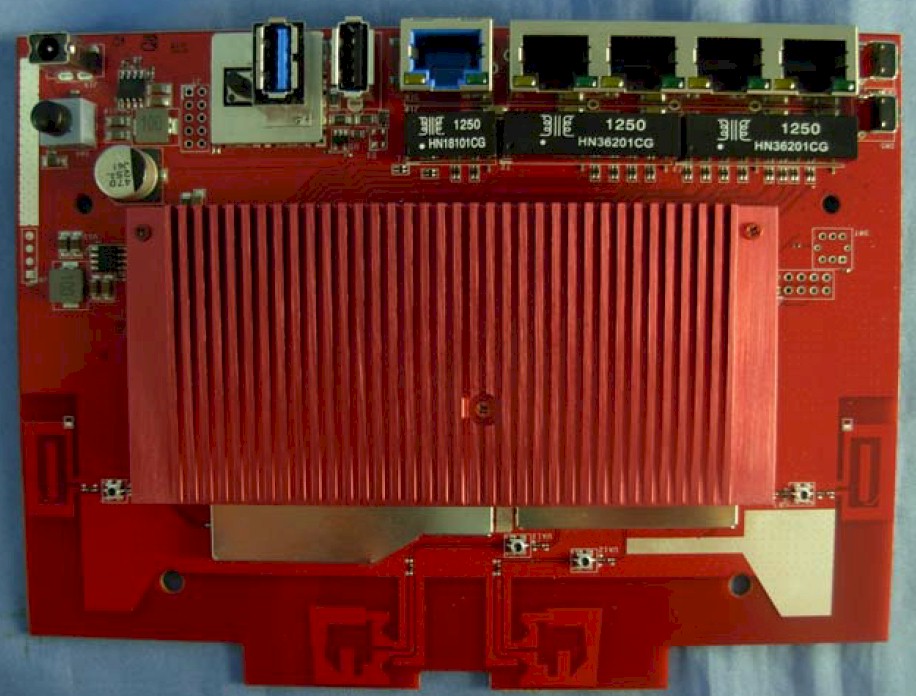 ASUS RT-AC56U board rear