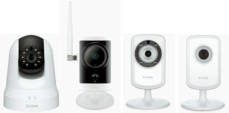 D-Link DCS-5020L, DCS-2332L, DCS-933L, DCS-931L Network Cameras