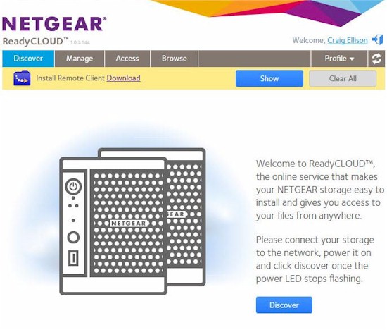 NETGEAR's ReadyCLOUD