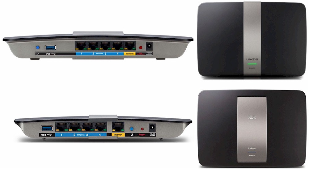 Linksys EA6200 (top) and EA6300 (bottom)