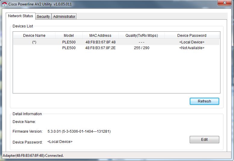 Linksys PLE500 utility