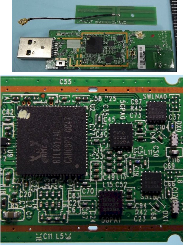 Edimax EW-7822UAC board