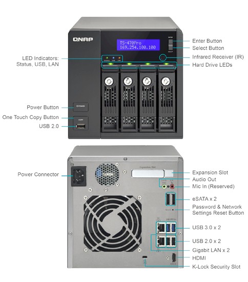 QNAP TS-470 Pro Turbo NAS