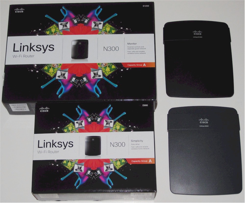 Linksys E900 & E1200 compared