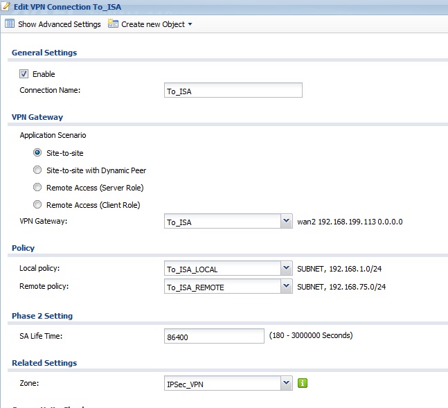 IPSec Connection