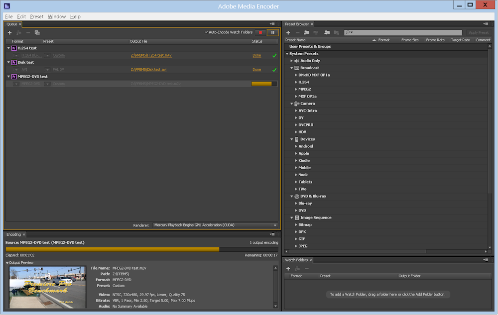 Adobe Premiere Pro Benchmark