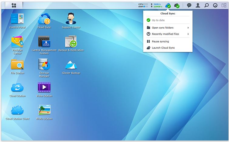 Synology DSM 5.0 UI