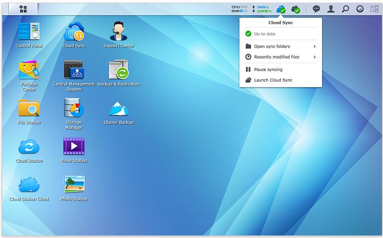 Synology DSM 5.0 UI